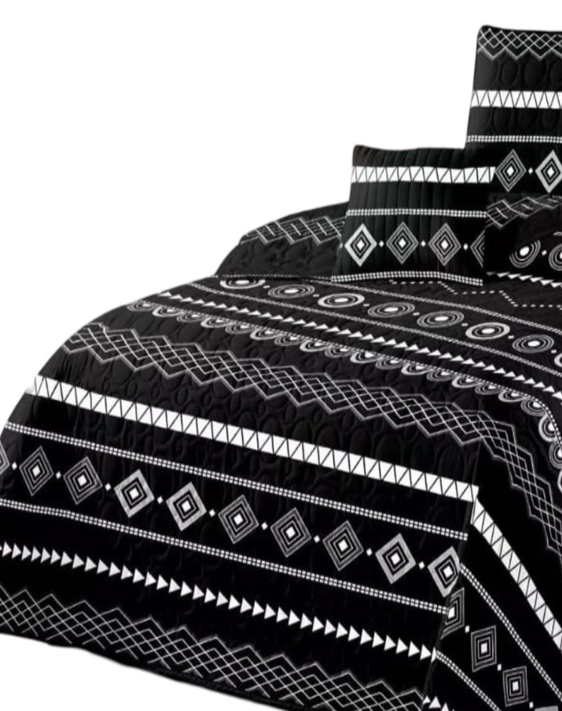 Cubrecama Quilt Diseño 2 Plazas - Primavera Verano B1-1