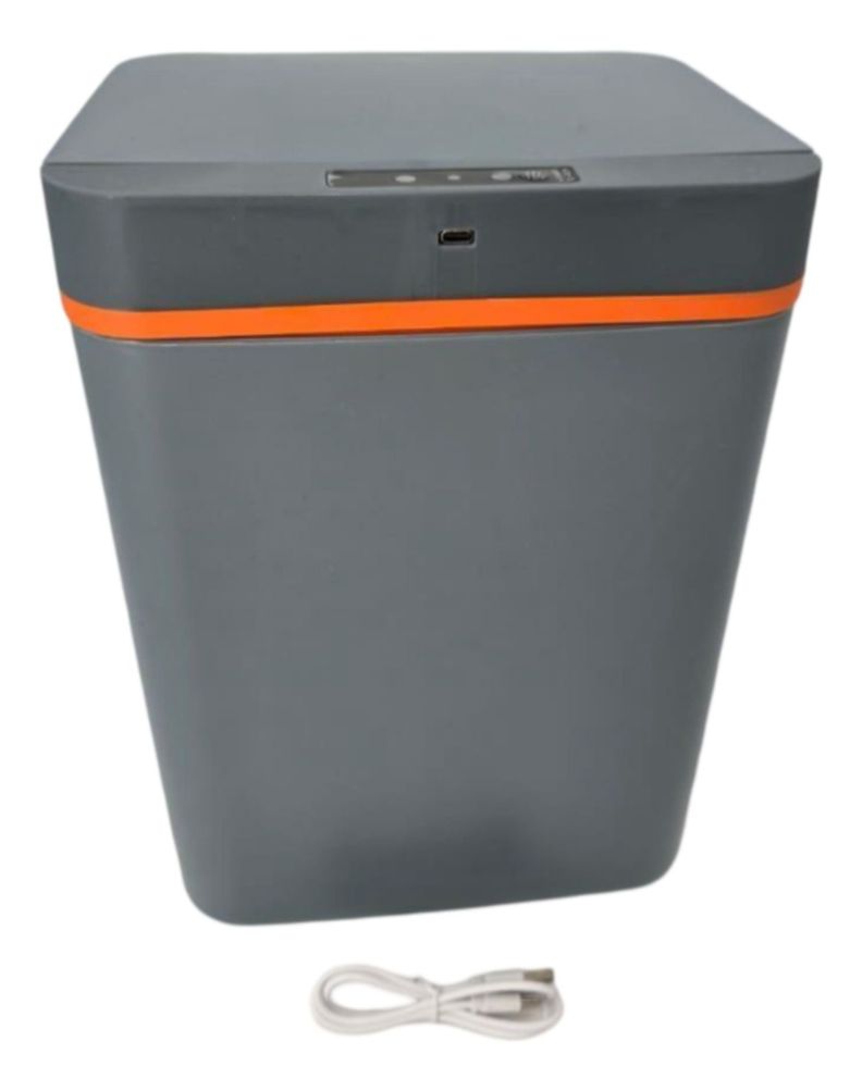 Contenedor Basura Automático Inteligente 12L Gris-0