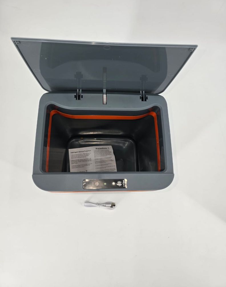 Contenedor Basura Automático Inteligente 12L Gris-1