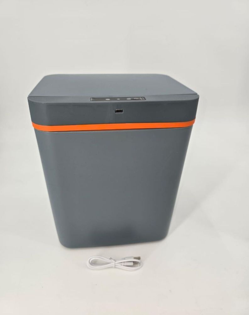 Contenedor Basura Automático Inteligente 12L Gris-2