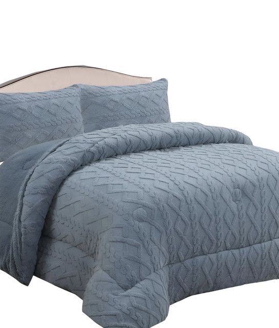 COBERTOR GRUESO PARA INVIERNO KING - SUPER GRIS -07-1