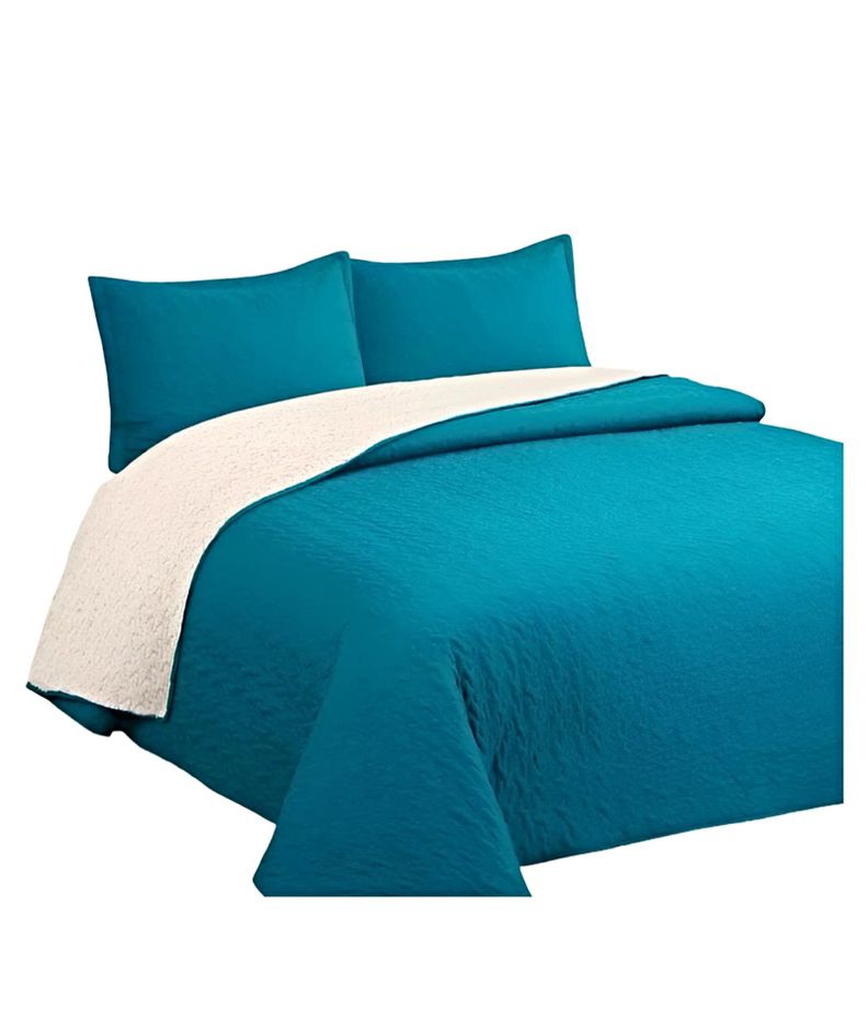 CUBRECAMA QUILT SHERPA OTOÑO INVIERNO 2 PLAZAS C13-0
