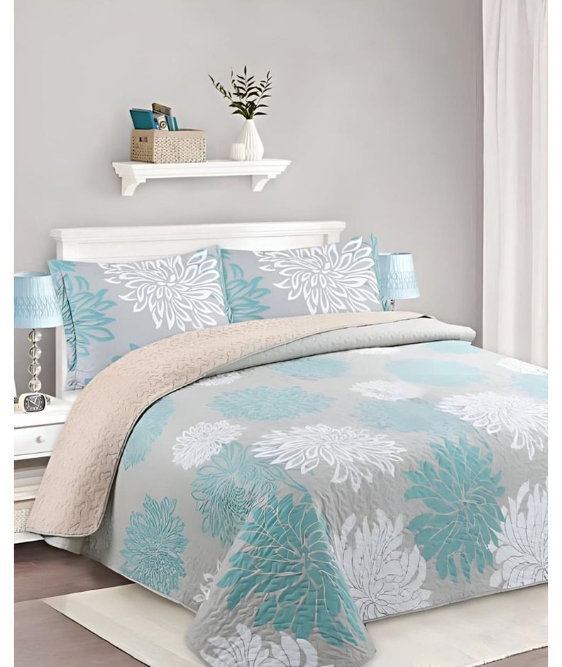 CUBRECAMA QUILT SHERPA OTOÑO INVIERNO 2 PLAZAS C24-1