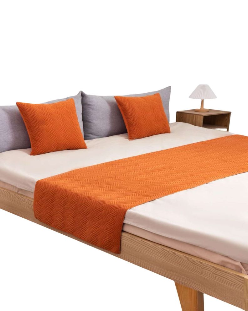 PIECERA SIN FUNDAS ELEGANTE NARANJA