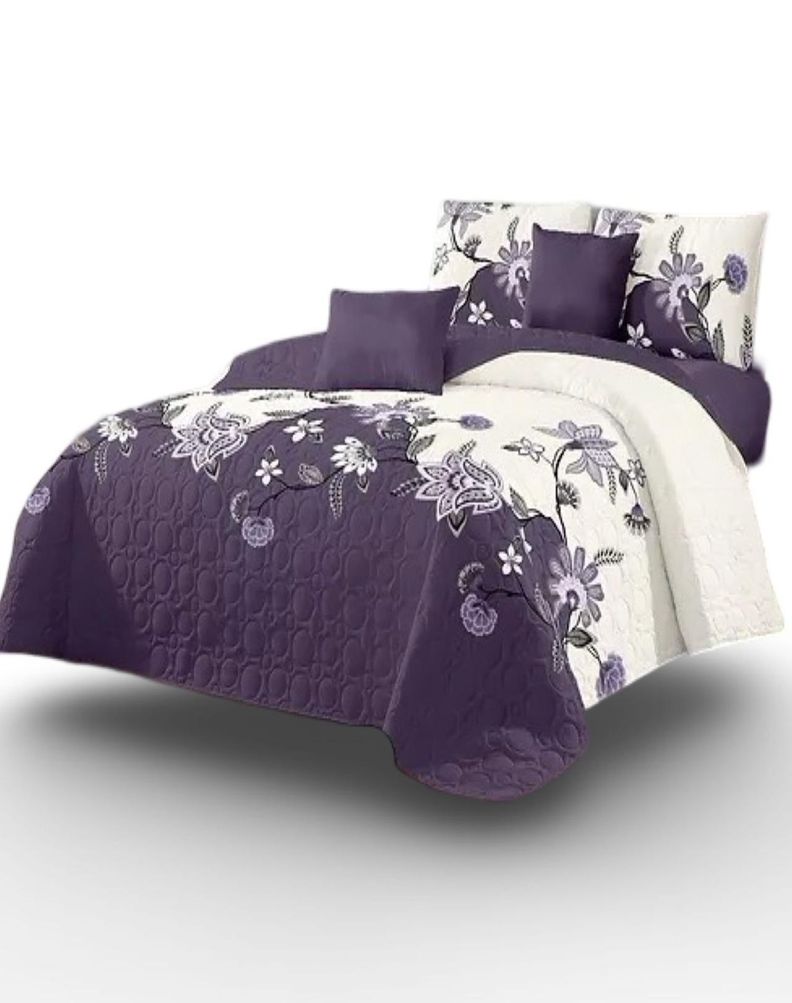 Cubrecama Quilt Diseño 2 Plazas - Primavera Verano B5-1