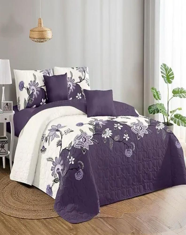 Cubrecama Quilt Diseño 2 Plazas - Primavera Verano B5-2