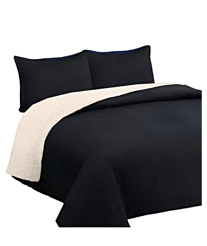 CUBRECAMA QUILT SHERPA OTOÑO INVIERNO 2 PLAZAS C27-0