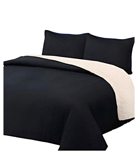 CUBRECAMA QUILT SHERPA OTOÑO INVIERNO 2 PLAZAS C27-1