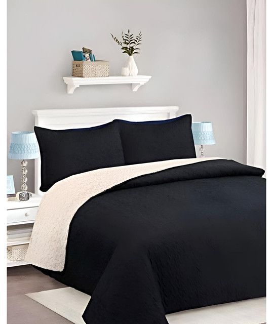 CUBRECAMA QUILT SHERPA OTOÑO INVIERNO 2 PLAZAS C27-2