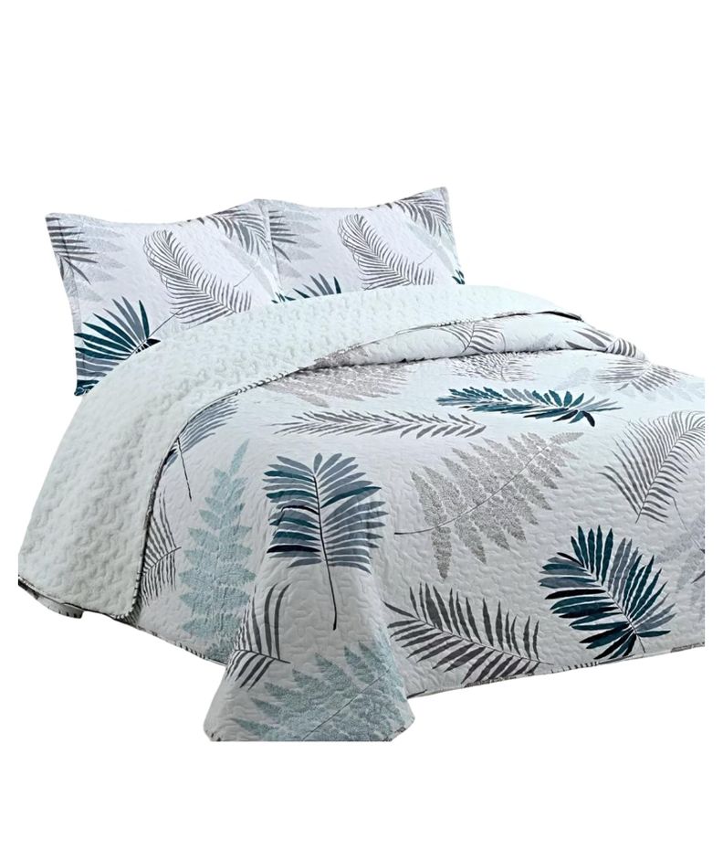 CUBRECAMA QUILT SHERPA OTOÑO INVIERNO 2 PLAZAS C12-0