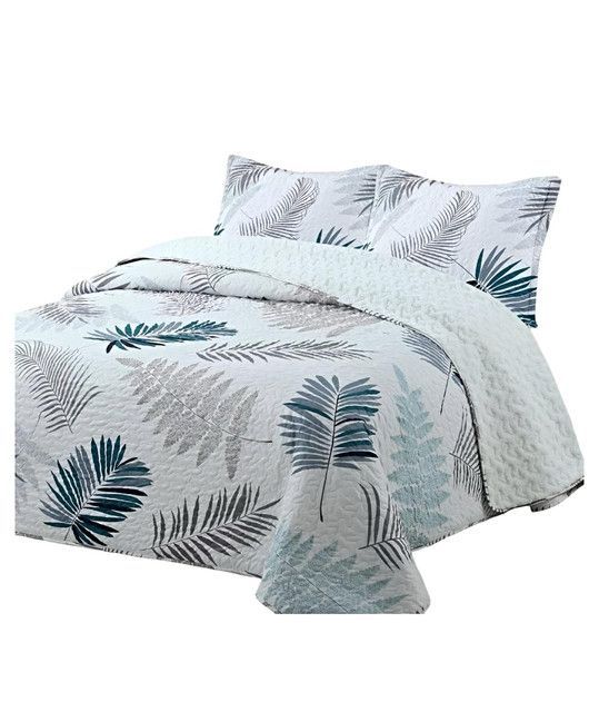 CUBRECAMA QUILT SHERPA OTOÑO INVIERNO 2 PLAZAS C12-1