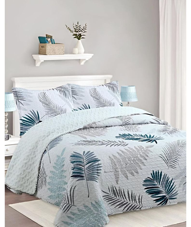 CUBRECAMA QUILT SHERPA OTOÑO INVIERNO 2 PLAZAS C12-2