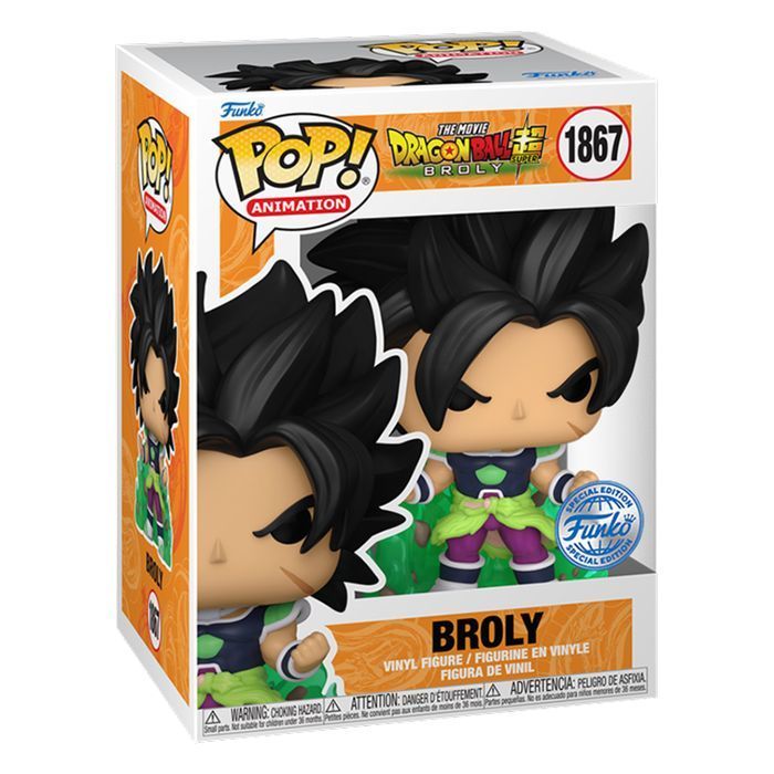 FUNKO POP DRAGON BALL SUPER BROLY ESPECIAL EXCLUSIVO 1867-0