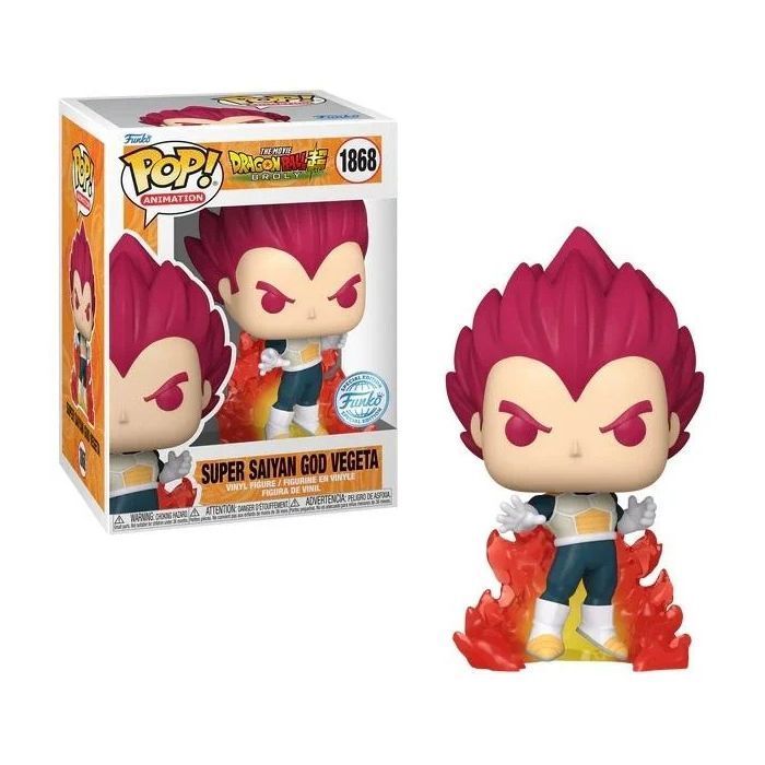 FUNKO POP DRAGON BALL SUPER SUPER SAIYAN GOD VEGETA 1868-0