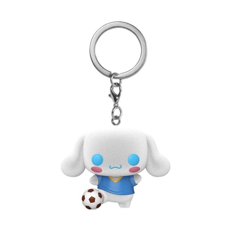 FUNKO POP KEYCHAIN LLAVERO SANRIO CINNAMOROLL FLOKED ESPECIAL-1