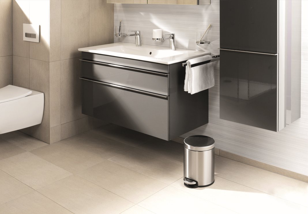 Papelero 5L Acero Inoxidable Con Pedal-3
