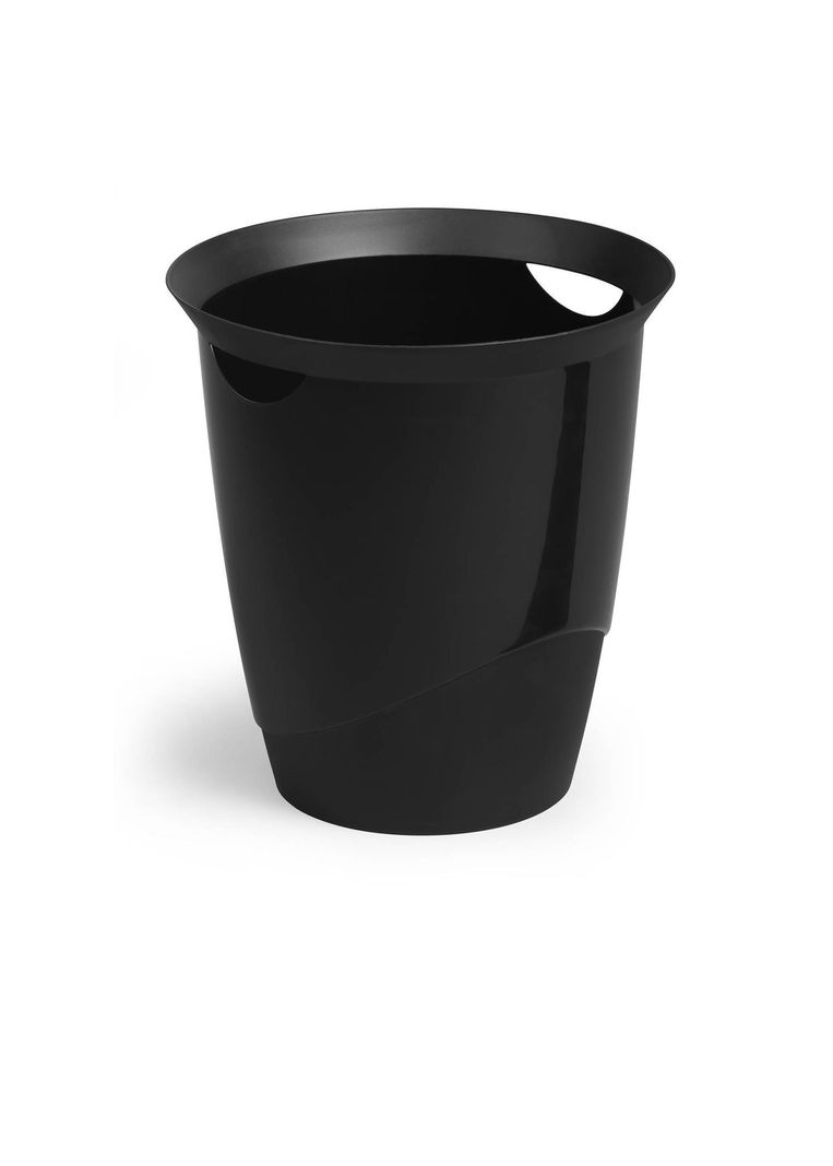 Papelero de Oficina con Asas - Negro-4