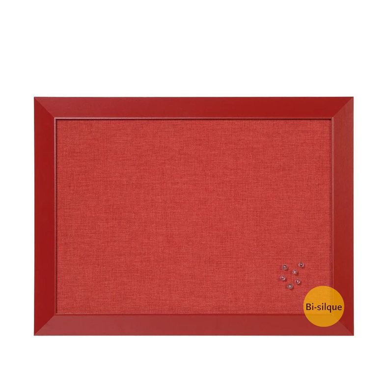 Tablero Corcho 60x45cm Rojo Kamashi-0
