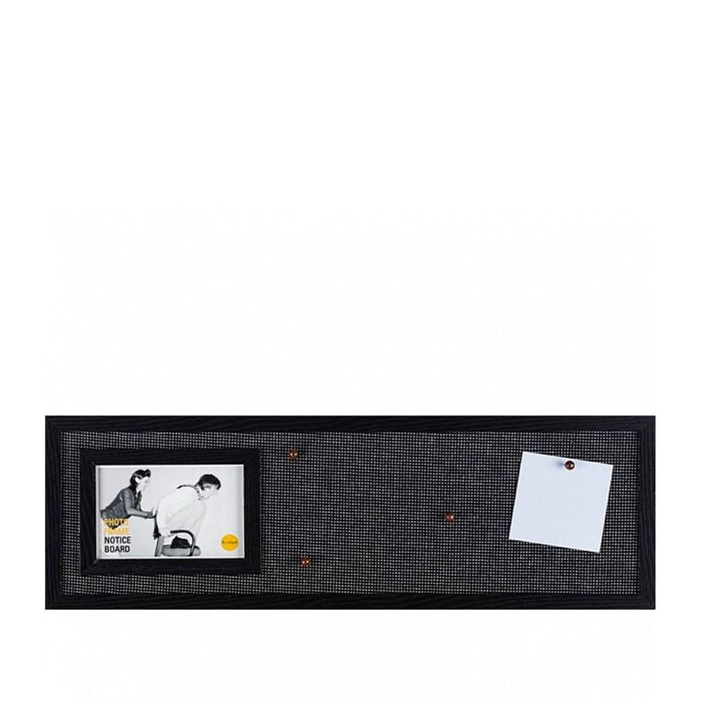 Tablero Con Marco Foto 60x20cm Negro-0