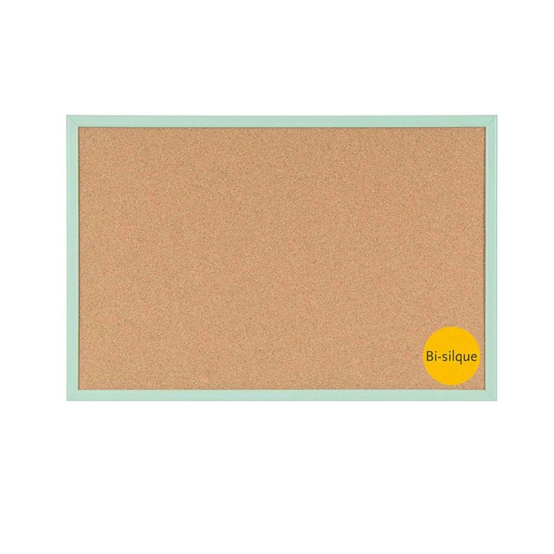 Pizarra Corcho 60x40cm MDF Pastel Verde-0