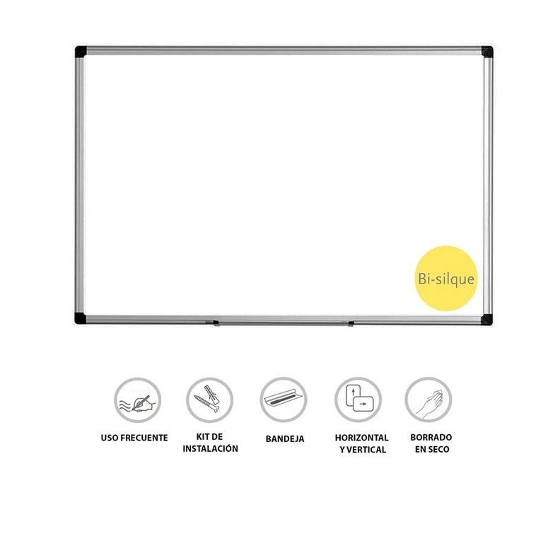 Pizarra Blanca Acrílica Melamina 150x120cm-1