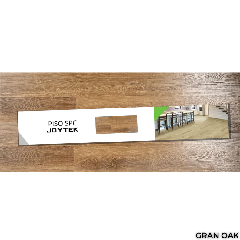 Piso Vinílico SPC 5 mm Gran OAK 123x18 cm / 2,25 m2 (1 Caja 10 Uni)-1