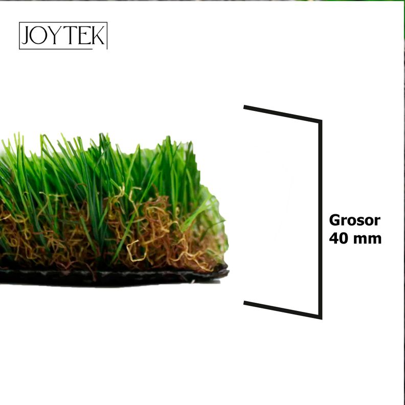 Pasto Sintético Joytek de 40mm 2x2mt (4 m2)-1
