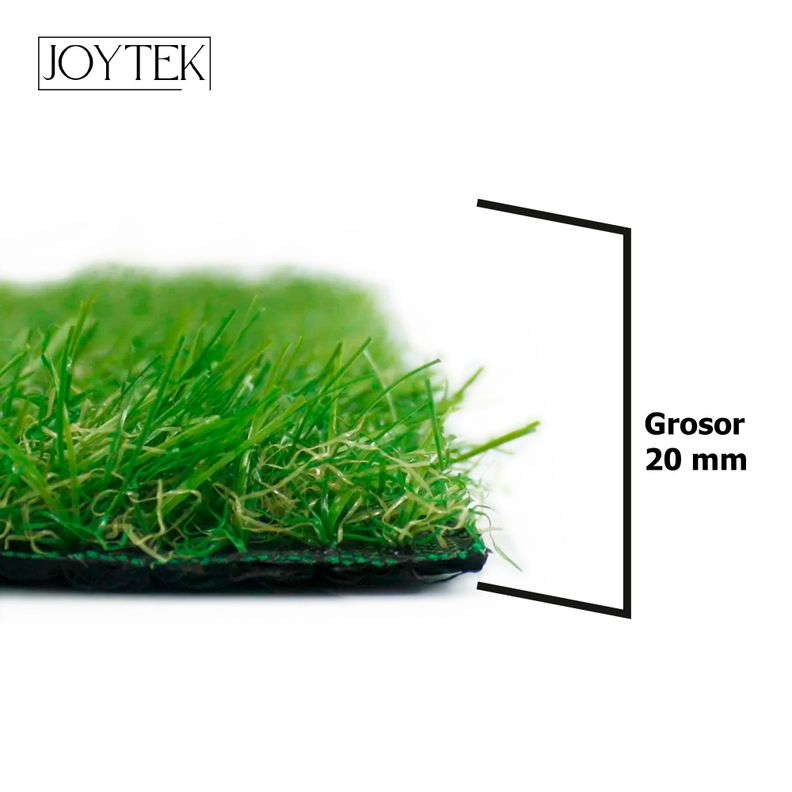 Pasto Sintético Joytek de 20mm 4x1mt (4 m2)-2