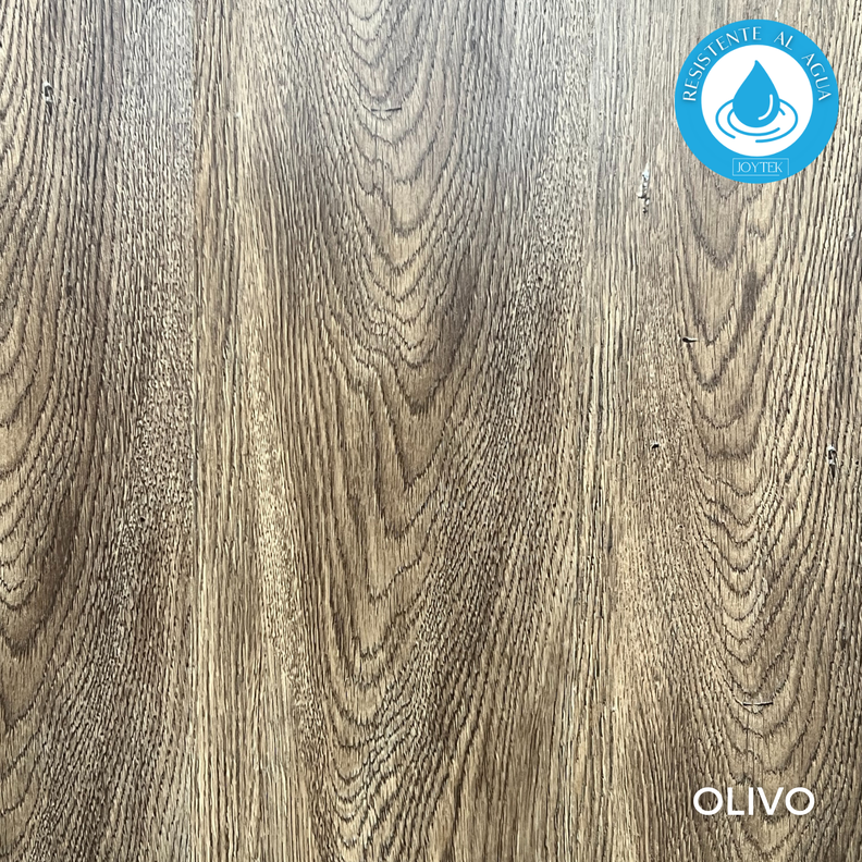 Piso Flotante Resistente al Agua 8 mm Olivo 122x20 cm / 2.44 m2 (1 Caja 10 Uni)-0