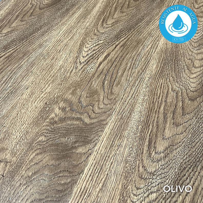 Piso Flotante Resistente al Agua 8 mm Olivo 122x20 cm / 2.44 m2 (1 Caja 10 Uni)-2