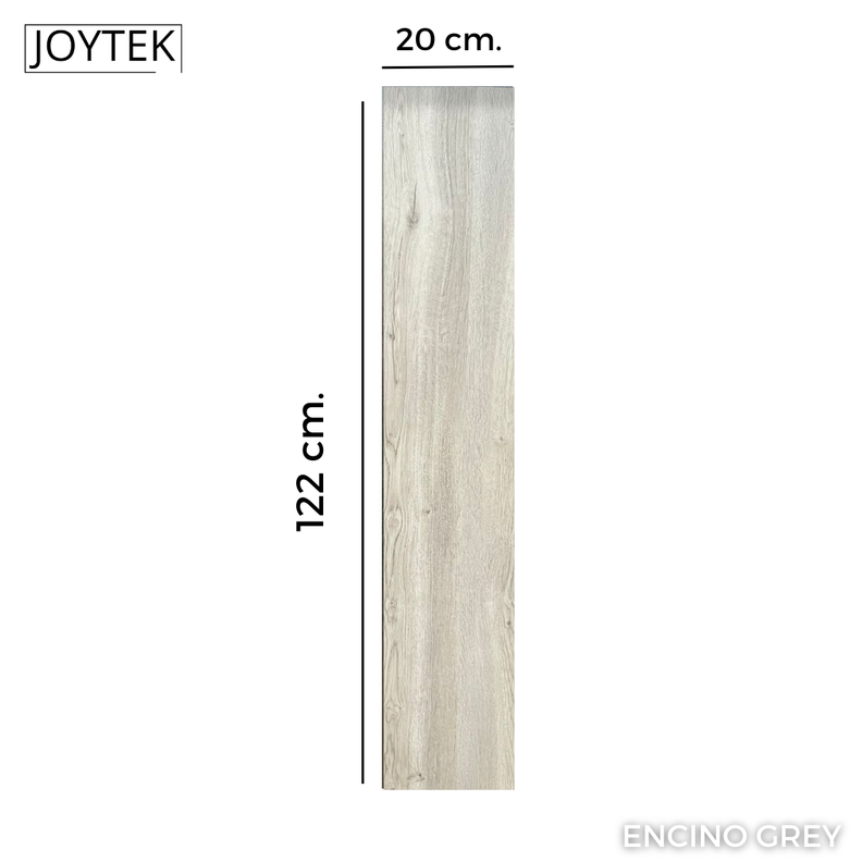Piso Flotante Resistente al Agua 8 mm Encino Grey 121x19 cm / 1,92 m2 (1 Caja 8 Uni)-2