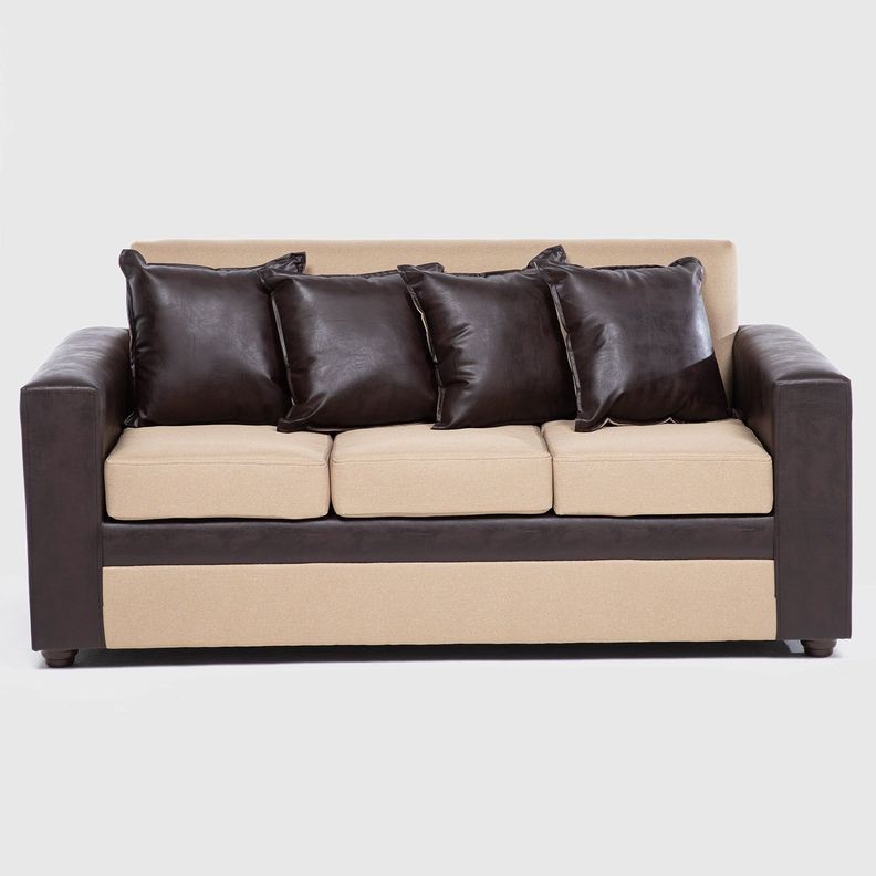SOFA PARIS 2 POUF PU CAFE BEIGE-4