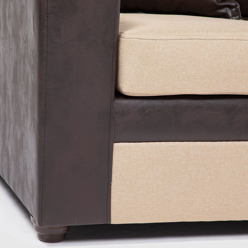 SOFA PARIS 2 POUF PU CAFE BEIGE-6