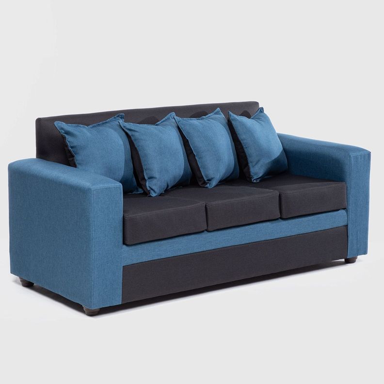 SOFA PARIS 2 POUF AZUL NEGRO-4