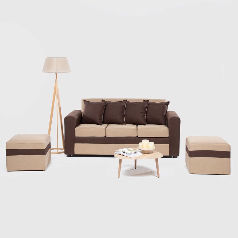 SOFA PARIS 2 POUF CAFE BEIGE-0