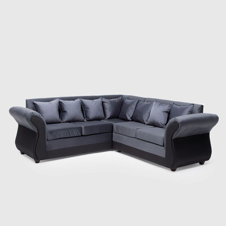 SECCIONAL NEW IRLANDA BI GRIS NEGRO