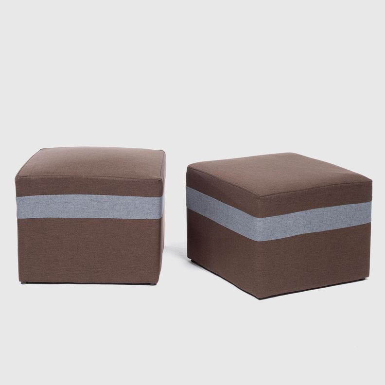 SOFA PARIS 2 POUF GRIS CAFE -3