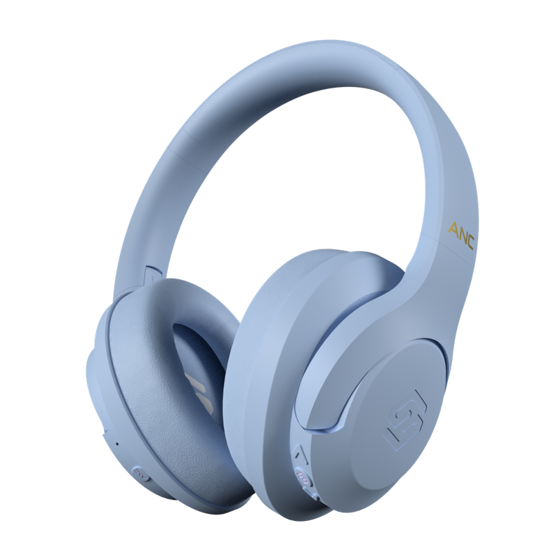 Audifonos Inalambricos Bluetooth Sleve Pulse ANC Sky Blue-0