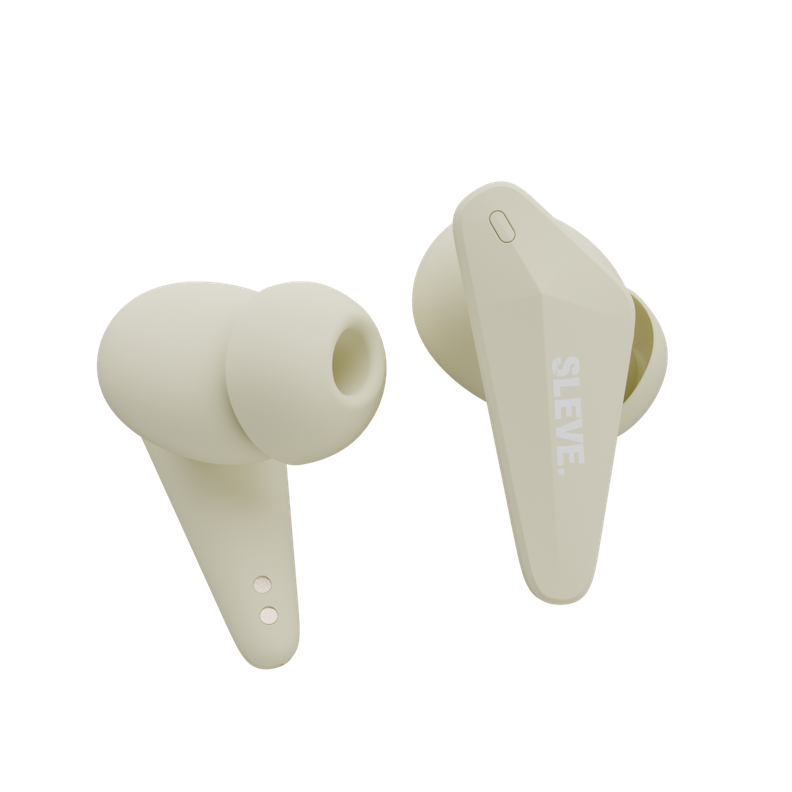 Audifonos Inalambricos Bluetooth Sleve X Pods White Cream-2
