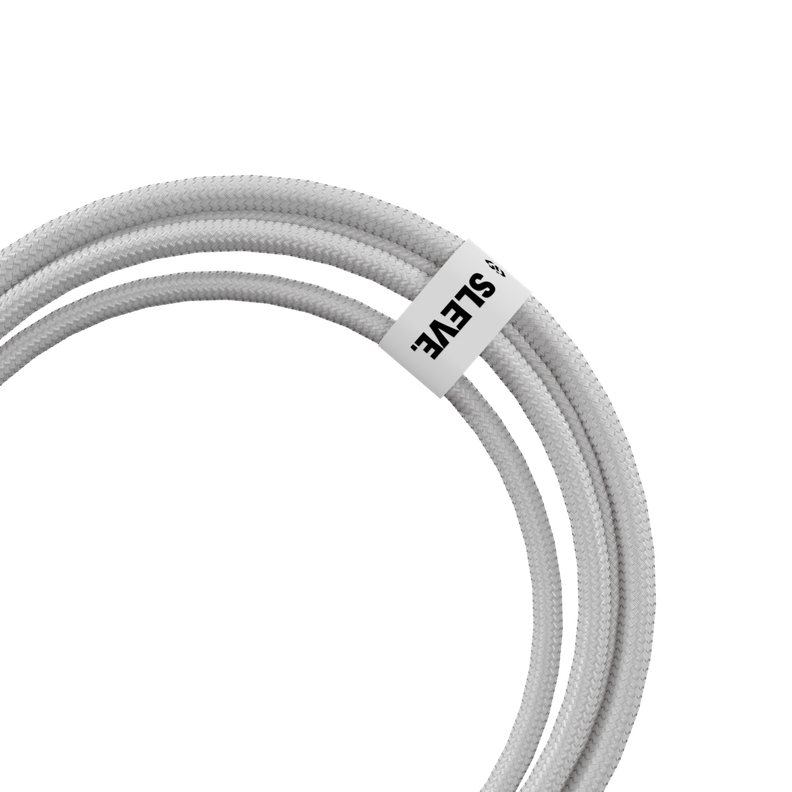 Cable Cargador Sleve Line X Usb A Lightning White-1