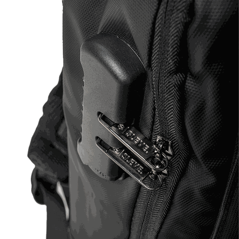 Mochila Viaje Antirrobo Expansible 30l Sleve X Pack Black-3