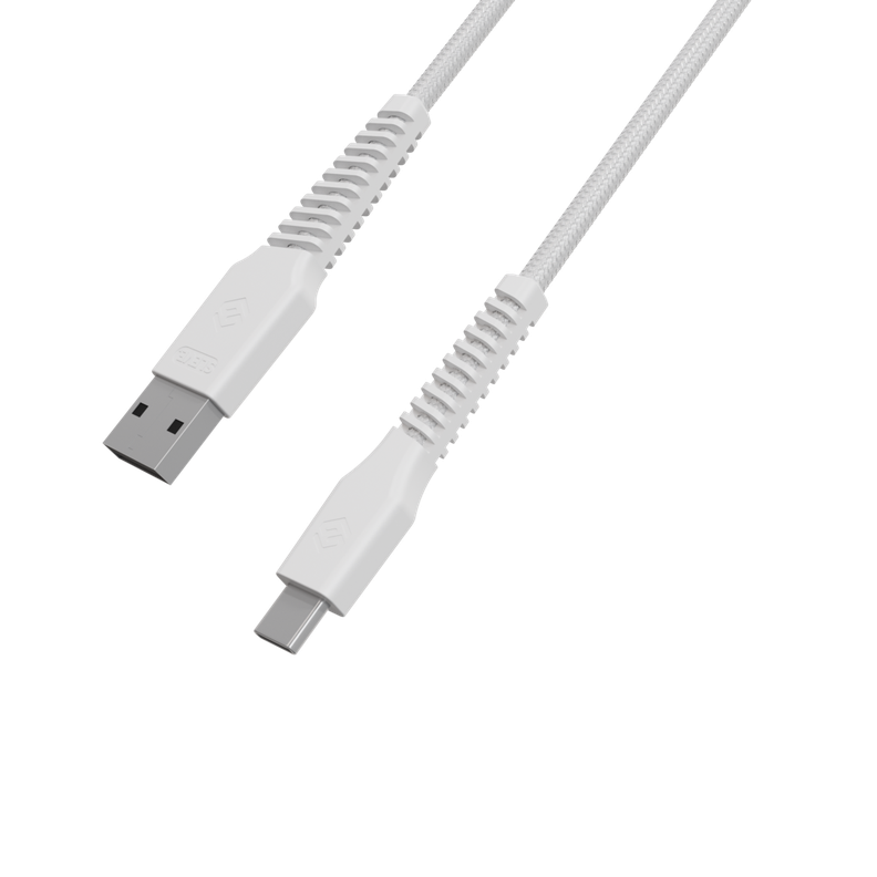 Cable Cargador Sleve Line X Usb A Tipo C White-4