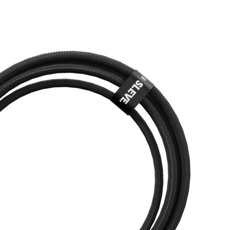 Cable Cargador Sleve Line X Usb A Triple Usb Black-1