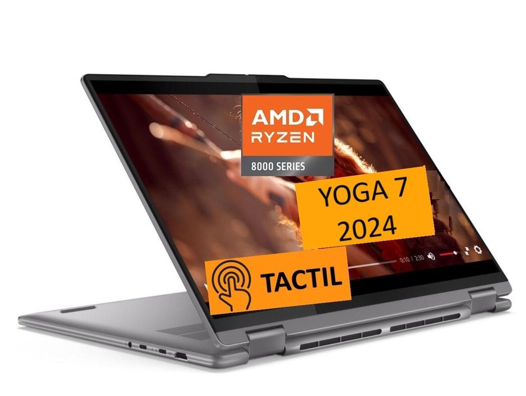 Notebook Lenovo Yoga 7 16" 2-en-1 Ryzen 7 8840hs Ssd 1tb 16gb-2
