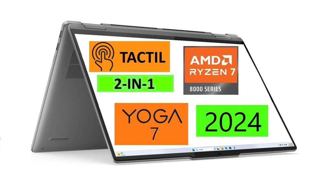 Notebook Lenovo Yoga 7 2024 16 2-in-1 Tactil Ryzen 7 1tb/16gb-1