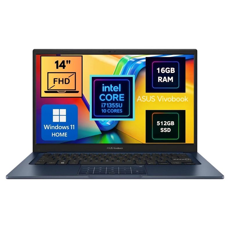 ASUS VivoBook ノートパソコン 第10世代i3 8GB 512GB Notebook Asus Vivobook X14 14 Fhd I7 1355u Ssd 512gb 16gb Asus