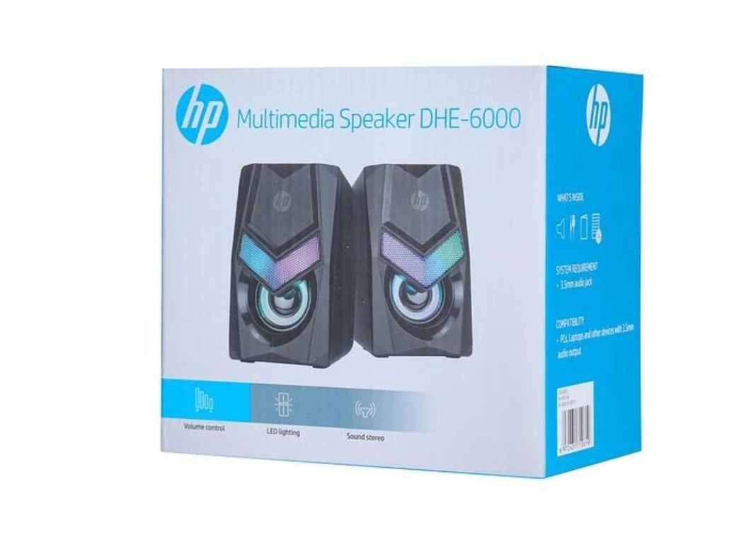 Parlante Multimedia Gamer HP Con Iluminación RGB DHE-6000-3