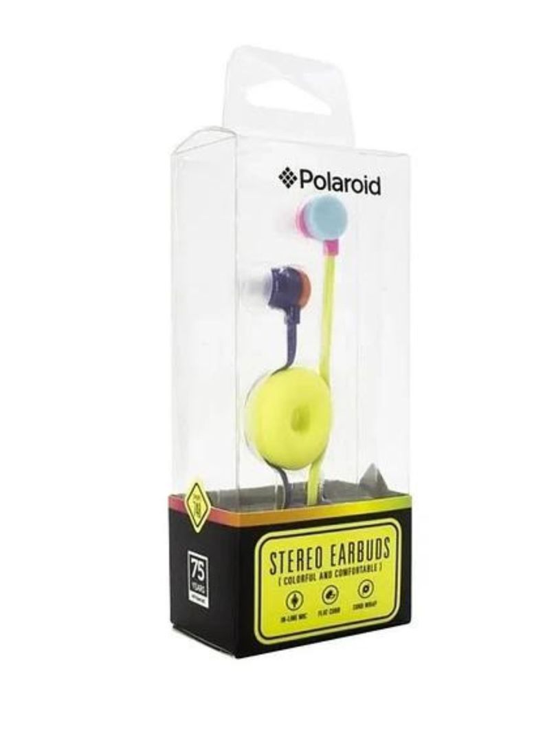 Audifonos InEar Manos Libre Polaroid Earbuds Verde-1
