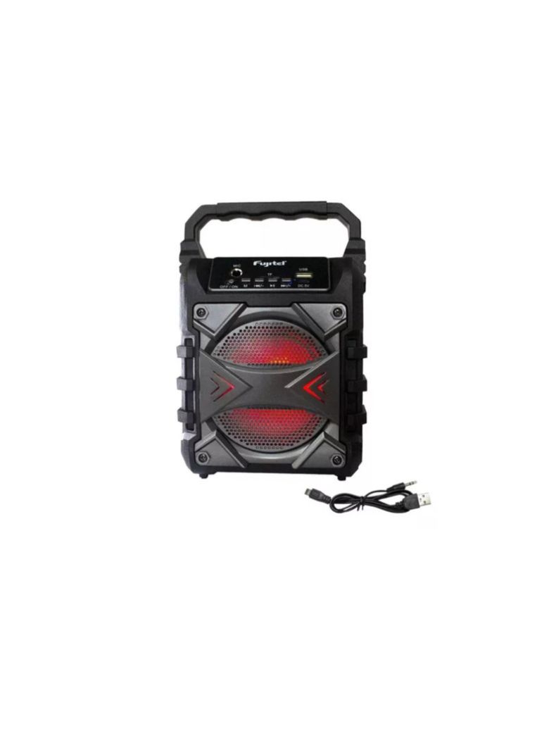 Parlante Bluetooth Fujitel 5w 4 Fm Tf Usb Mic Tws Luces-1