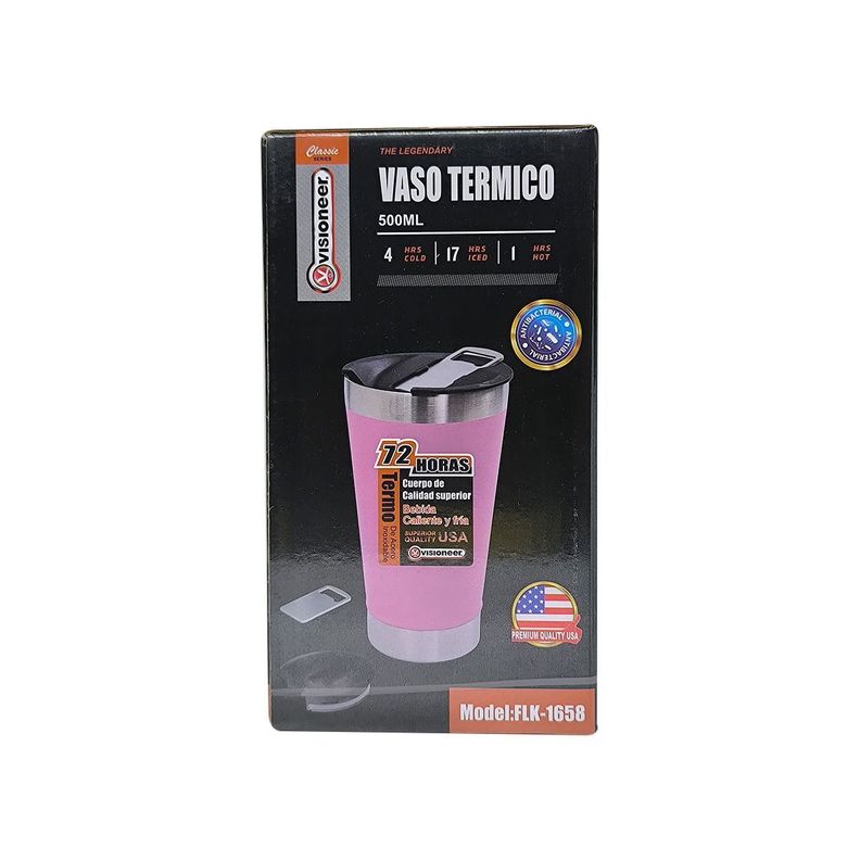 VASO DE ACERO INOXIDABLE CON DESTAPADOR 500ml HOMEMART-2